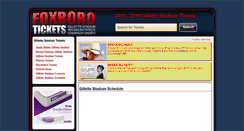 Desktop Screenshot of foxboroticketking.com